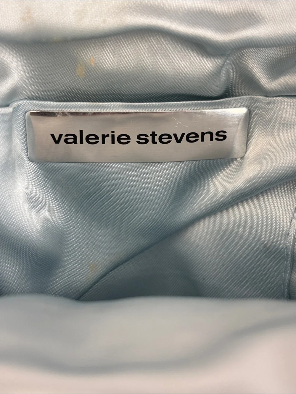 Vintage Valerie Steven’s Kisslock Beaded Shell-Shape Evening Bag Teal Blue